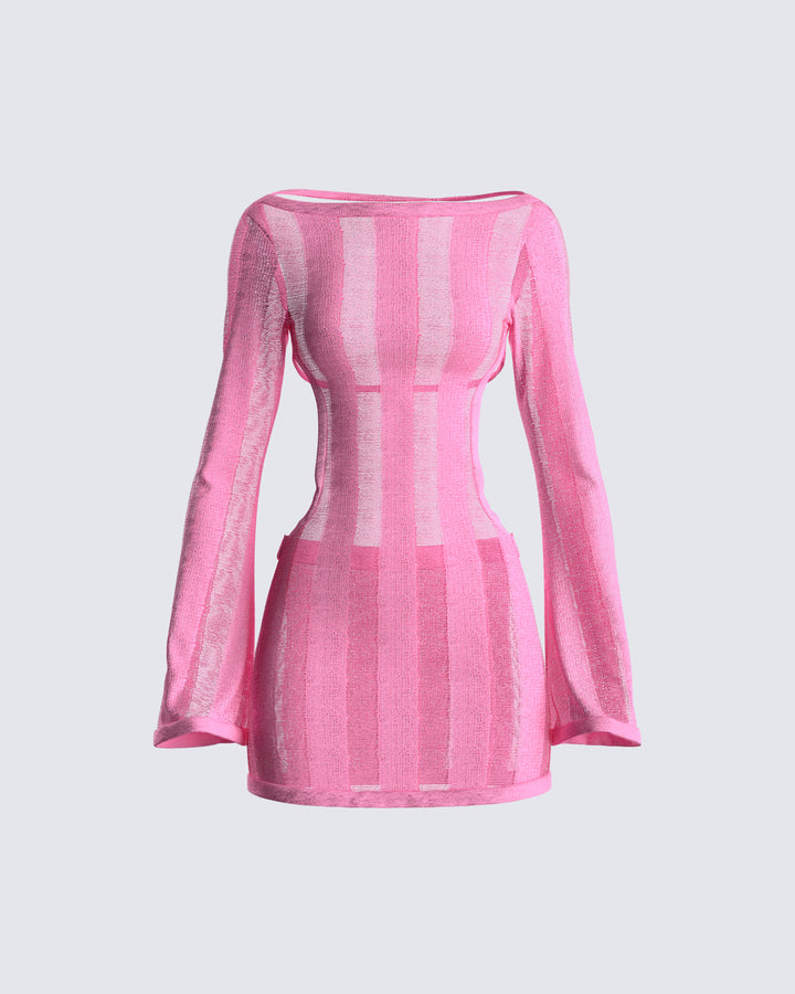 Mabel Mini Dress (PINK FLORAL) – Vanilla Bella Boutique