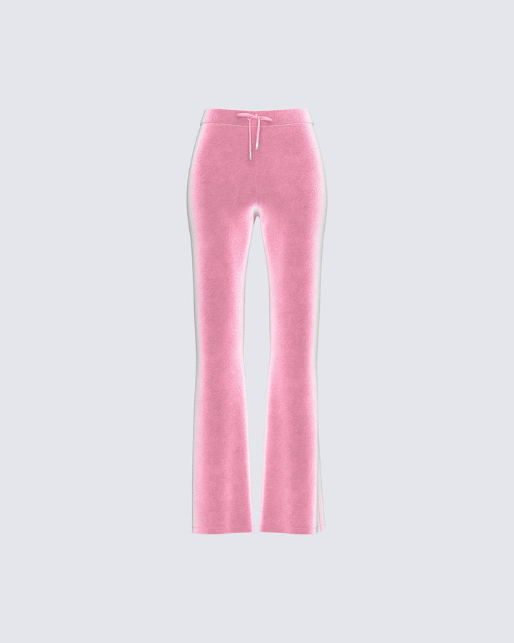 Maro Pink High Rise Wide Leg Pant – FINESSE