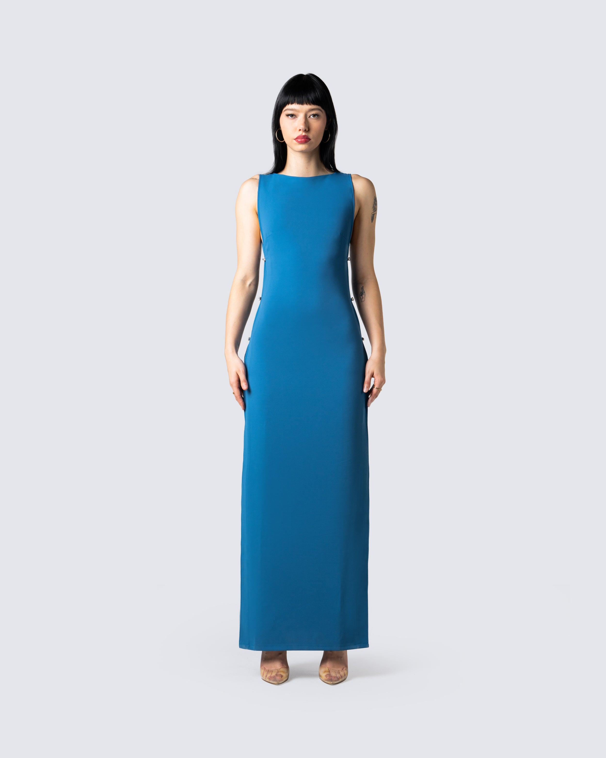 Mirabel Body Print Maxi Dress – FINESSE