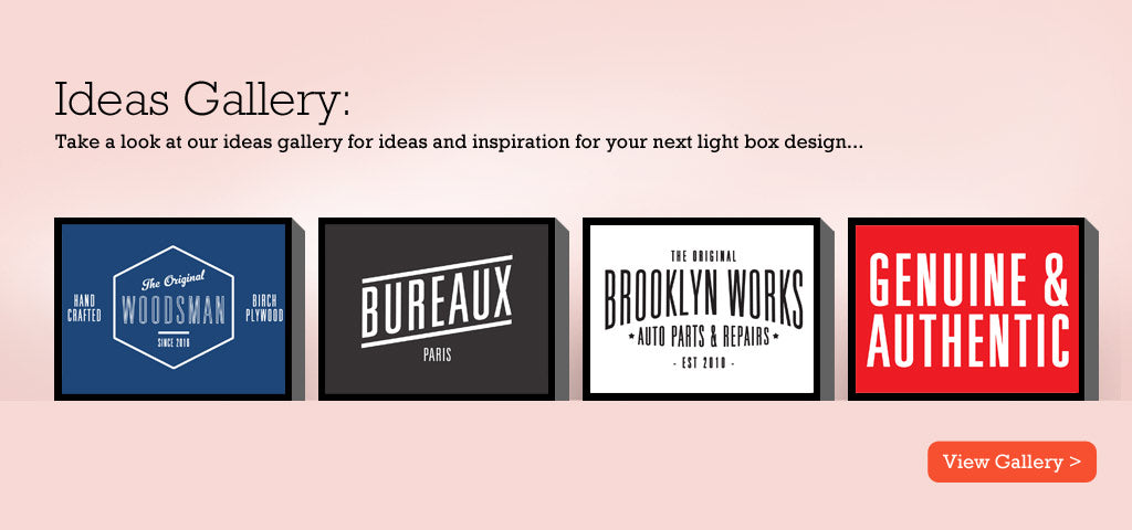 Light box ideas gallery