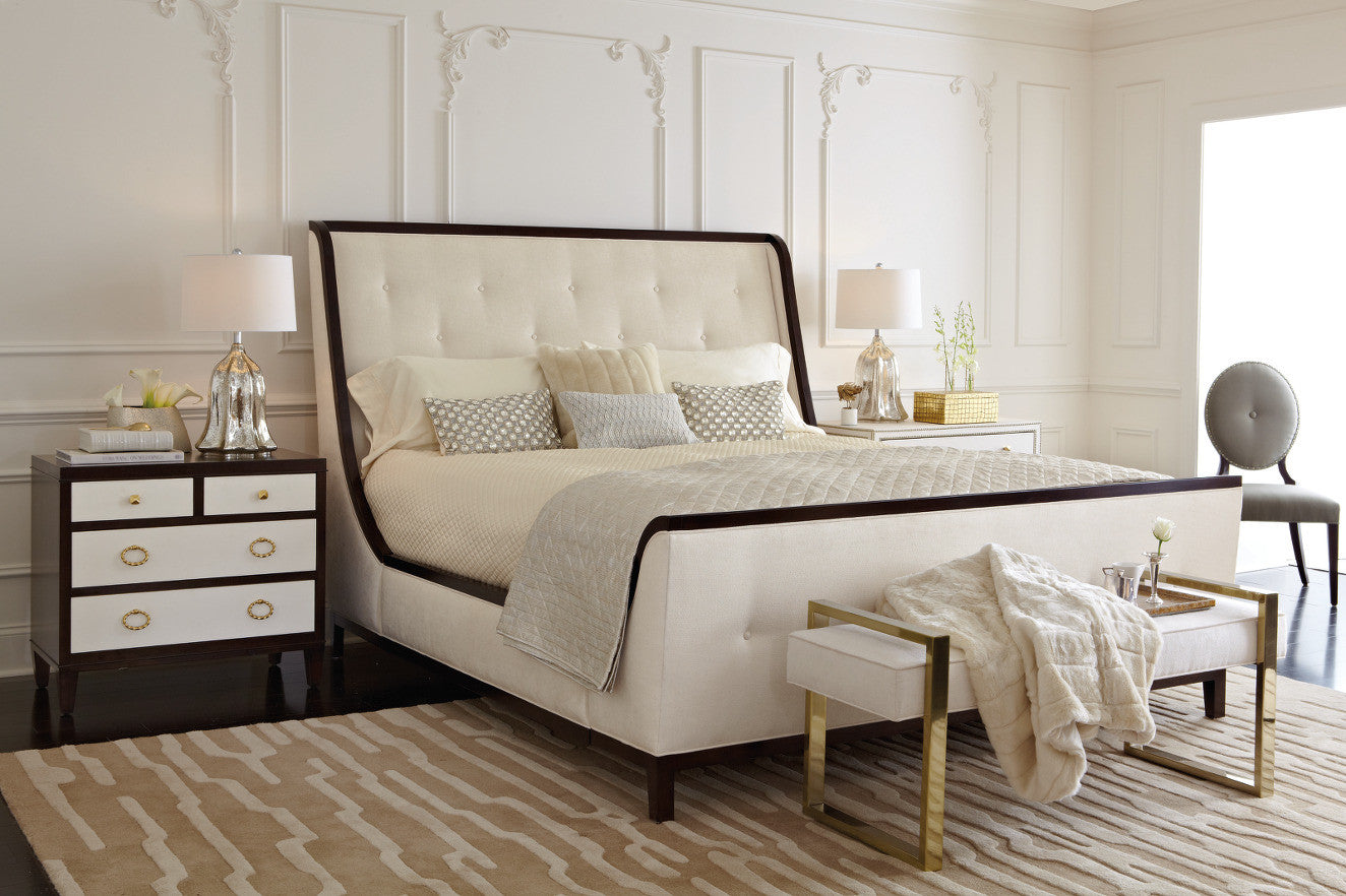 Jet Set Upholstered King Bed Bernhardt Furniture Luxe Home