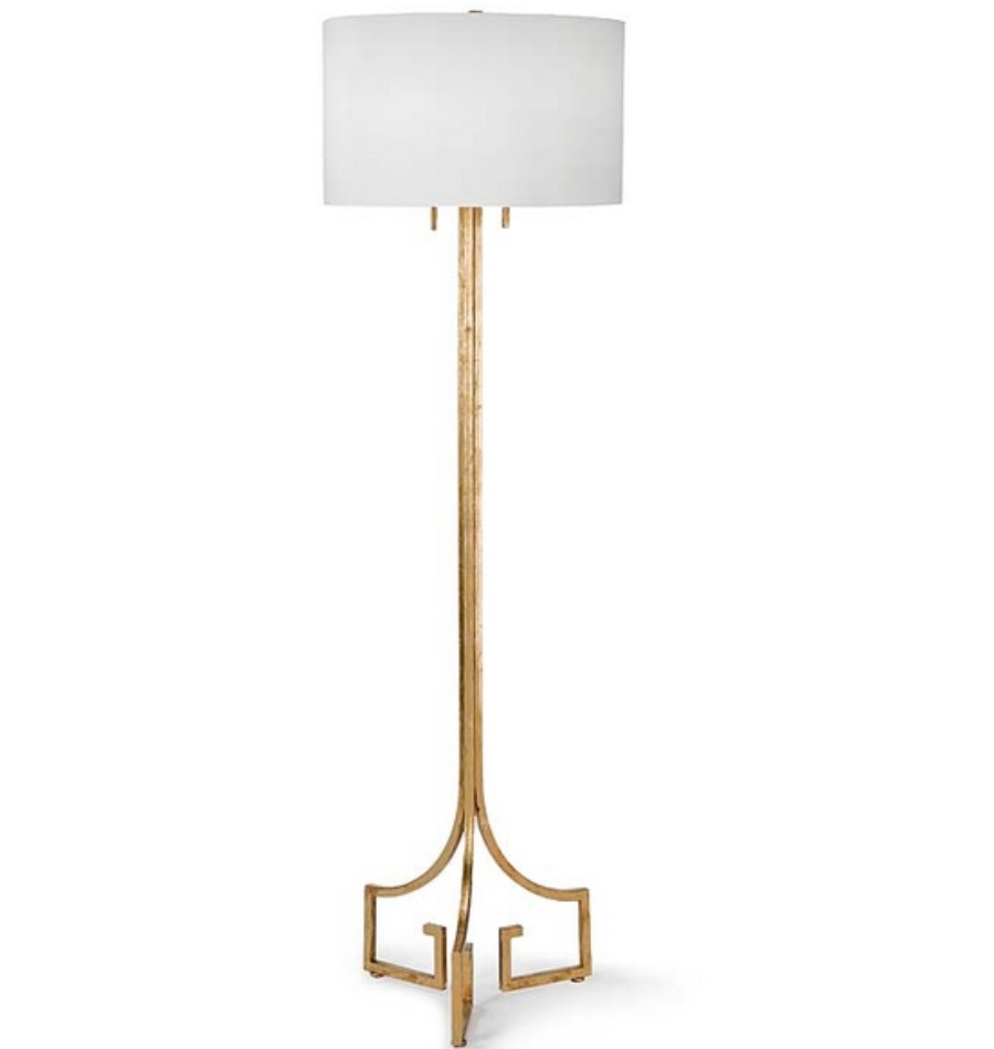 Le Chic Gold Floor Lamp - Regina-Andrew Design | Luxe Home Philadelphia