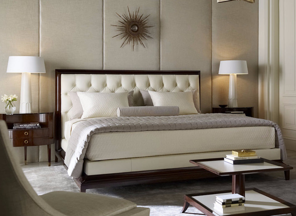 rook cocaïne Oppervlakkig Moderne Platform Tufted Bed - Baker Furniture | Luxe Home Philadelphia