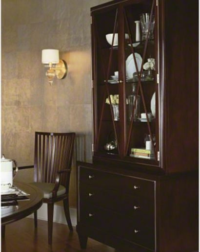 Barbara Barry Glass Front Cabinet Baker Furniture Luxe Home