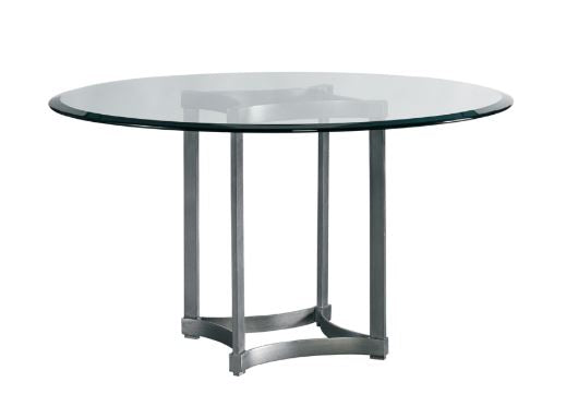 60 round glass top pedestal dining table