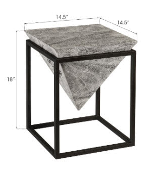 Inverted Pyramid Small Side Table - Phillips Collection