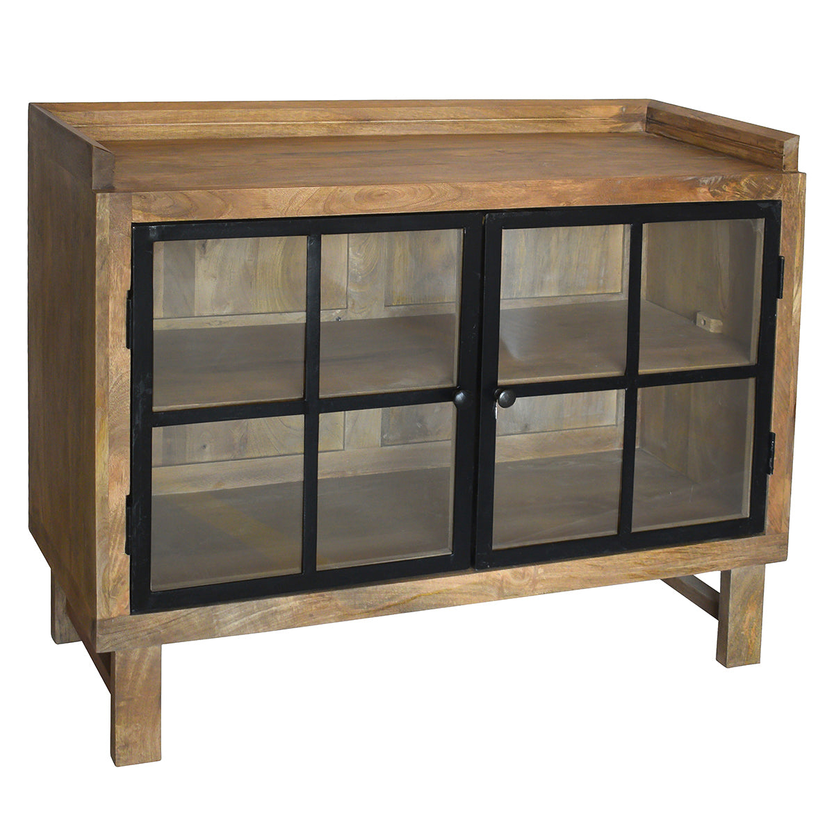Atticus Iron Wood Cabinet Light Bleach Wrightwood Furniture