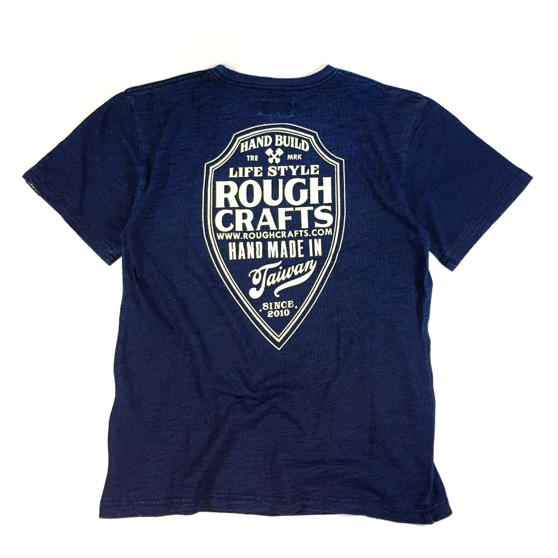 ROUGH CRAFTS LETTERED SHIELD Short Sleeve T-shirt – Rough Crafts