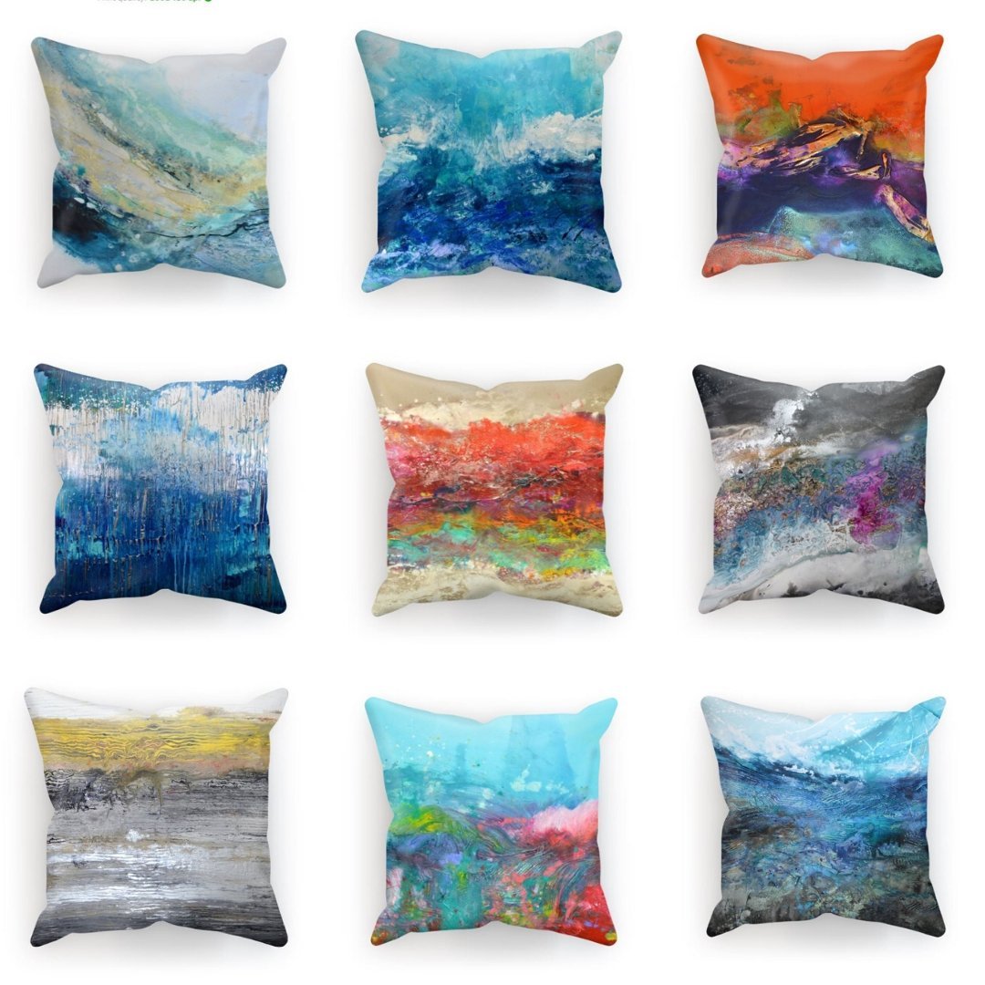 Cushions - Seascape themes - 24 designs - Caroline Ashwood