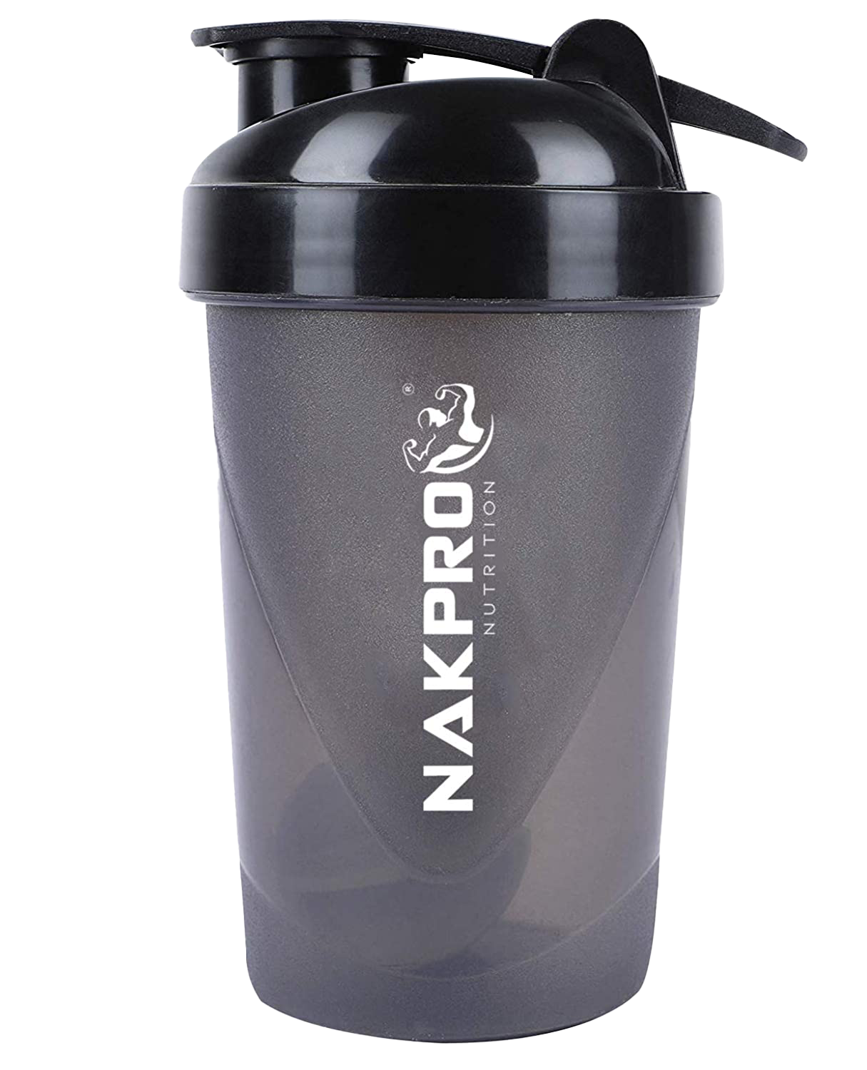 NAKPRO SHAKER bottle for protein shake, Leakproof Guarantee, Food Grade &  BPA Free Material - Black, NAKPRO NUTRITION