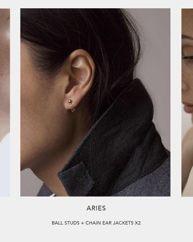 Zodiac Sign Aries Earring Capsule