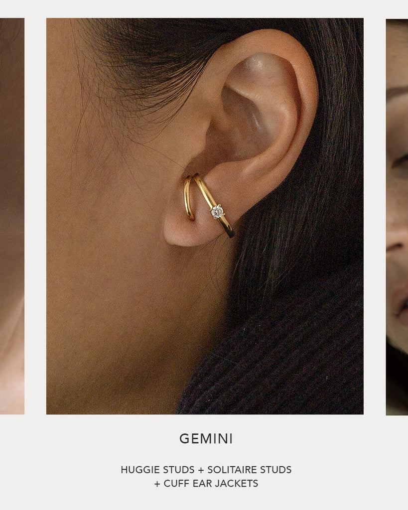 Zodiac Sign Gemini Earring Capsule