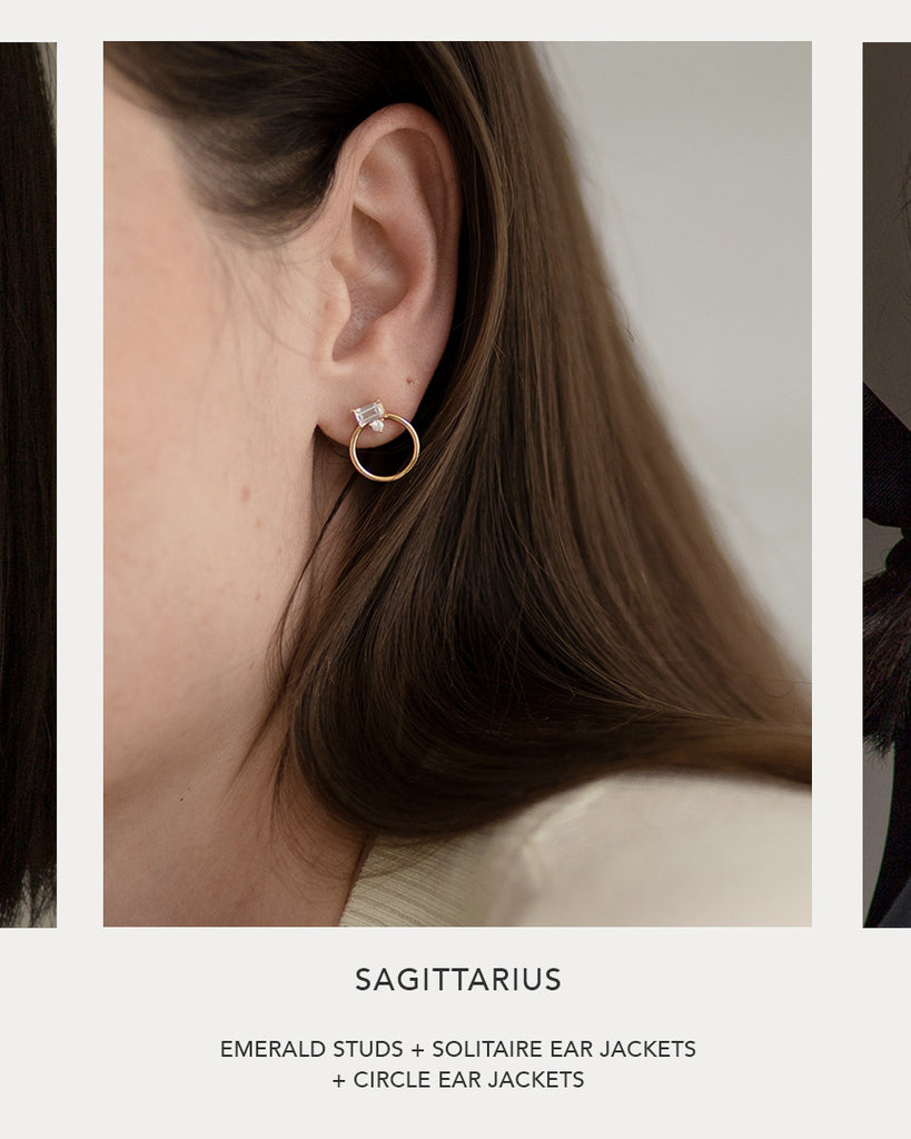 Zodiac Sign Sagittarius Earring Capsule