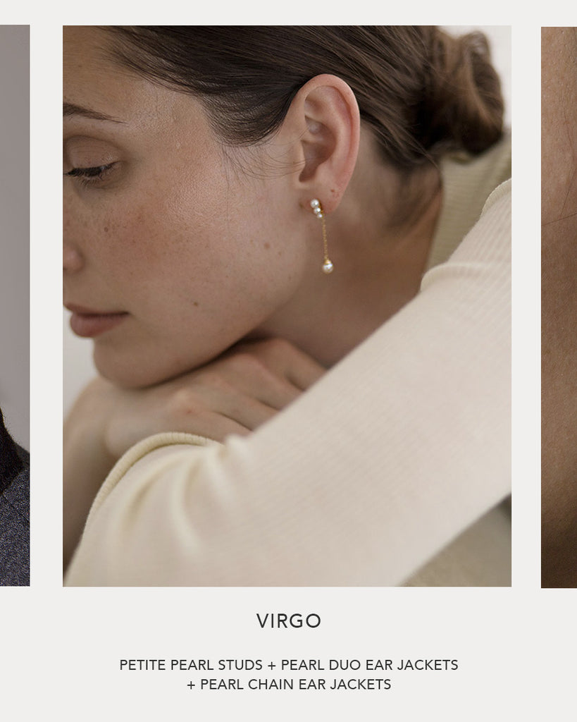 Zodiac Sign Virgo Earring Capsule