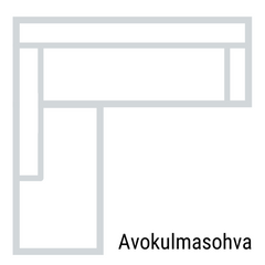 Avokulmasohva