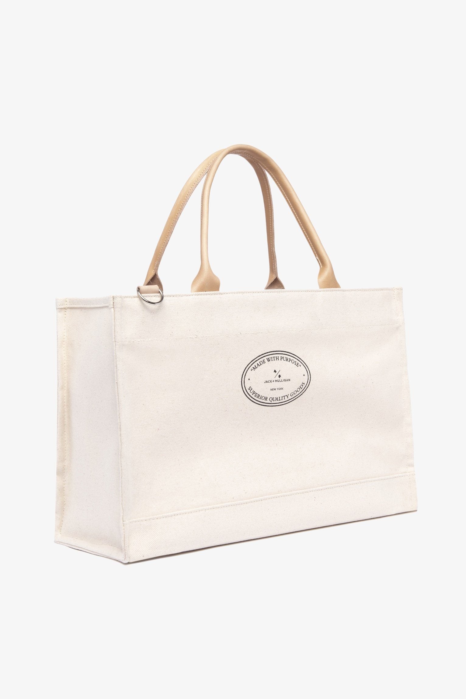 Cooper Canvas Tote - Ivory – Jack + Mulligan