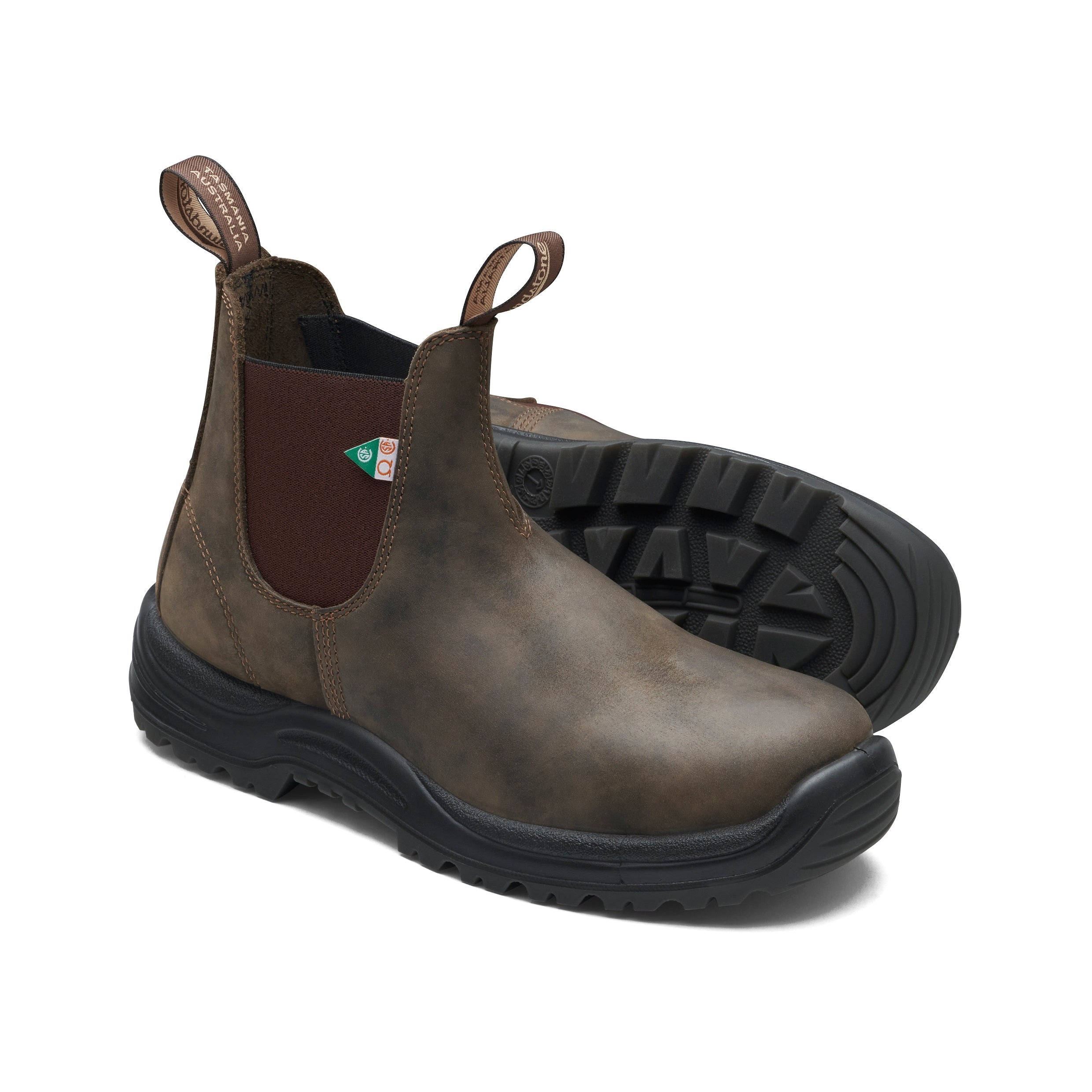 Blundstone 164 CSA Work Safety Boot Crazy Horse Brown