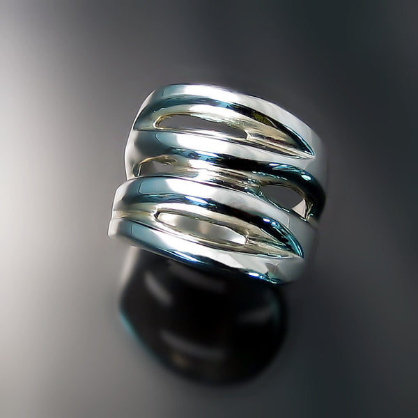 chunky silver rings