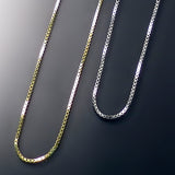 14K solid gold box chain