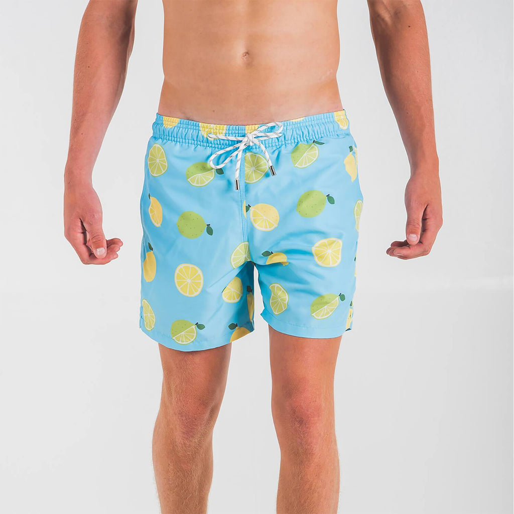 Breazies Swim Shorts : Lemons & Limes – Breazies Swimwear