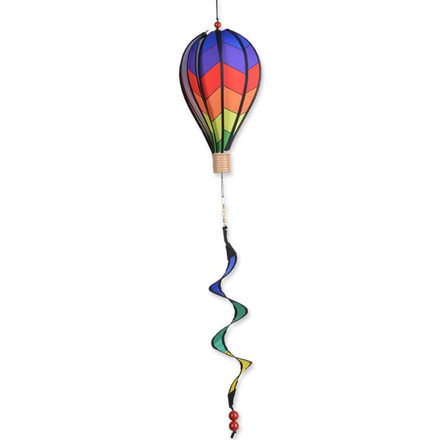 26 Checkered Rainbow Hanging Hot Air Balloon