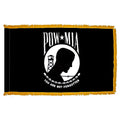 POW-MIA Parade or Indoor Flag with Pole Hem and Fringe