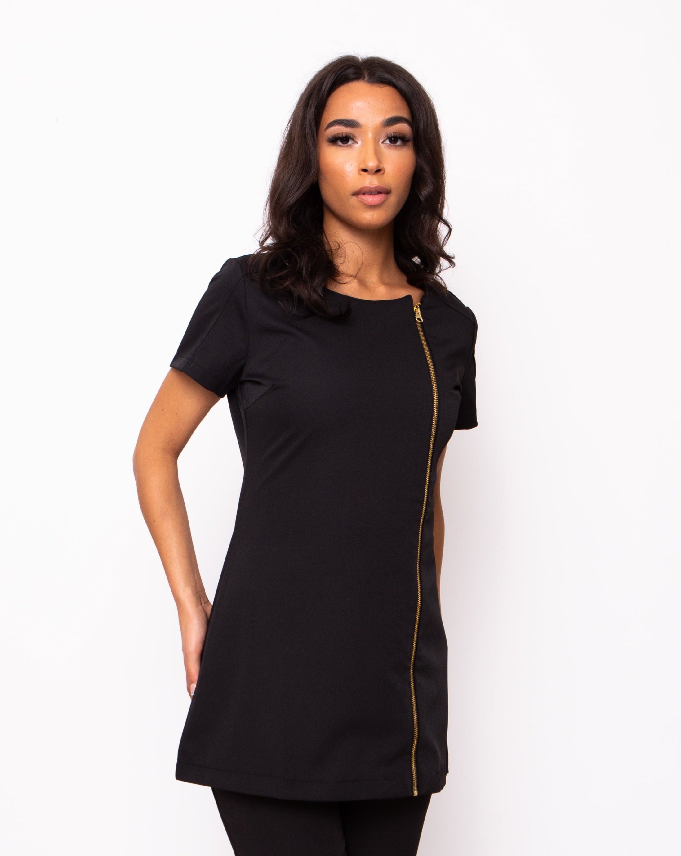 Image of Hero Round Neck Tunic - Black