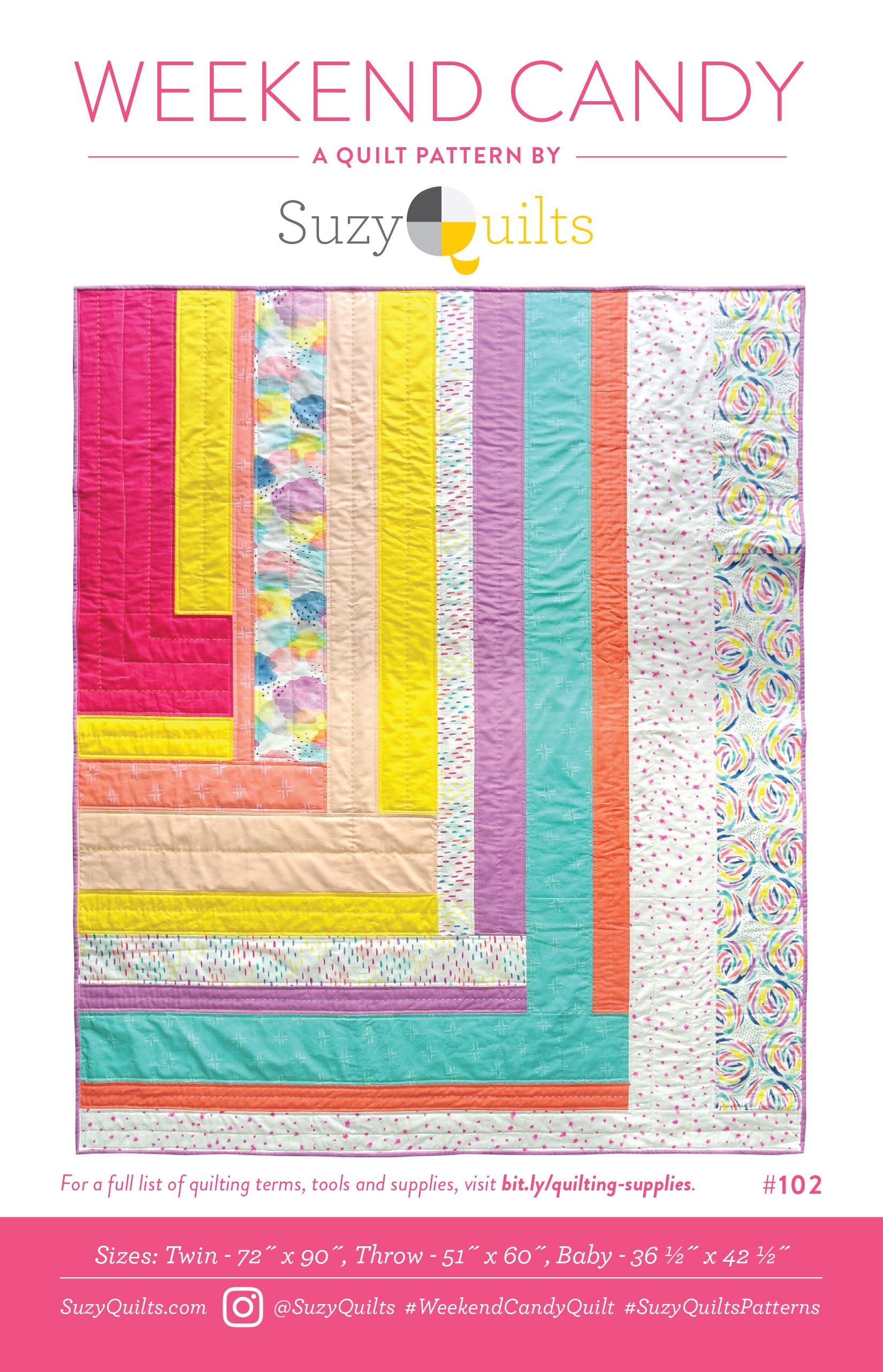 Weekend Quilting Patterns: 34 Quick Quilts to Make in a Weekend