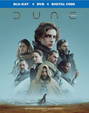Dune 2021  (Blu-ray+DVD) Dolby, AC-3, Dubbed, Subtitled) Rated: PG13 2022 Release Date: 1/11/2022