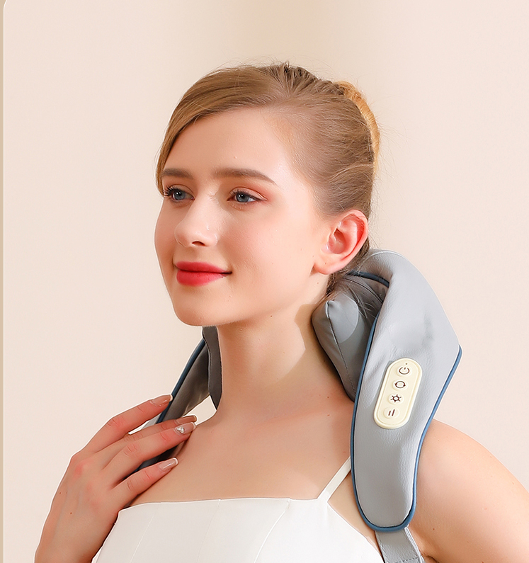 Shiatsu Neck and Back Massager with Soothing Heat EU/US/UK/USB plug  Electric Deep 5D