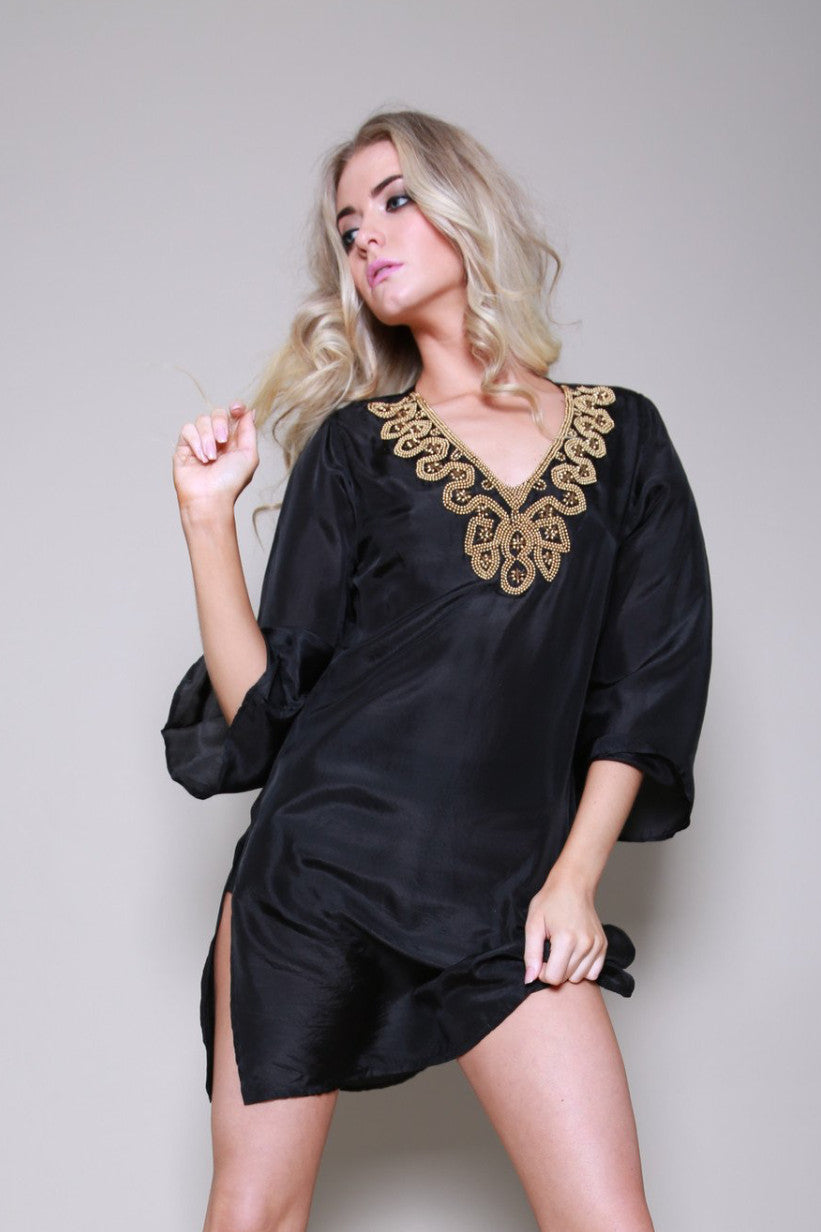 kaftan shirt dress