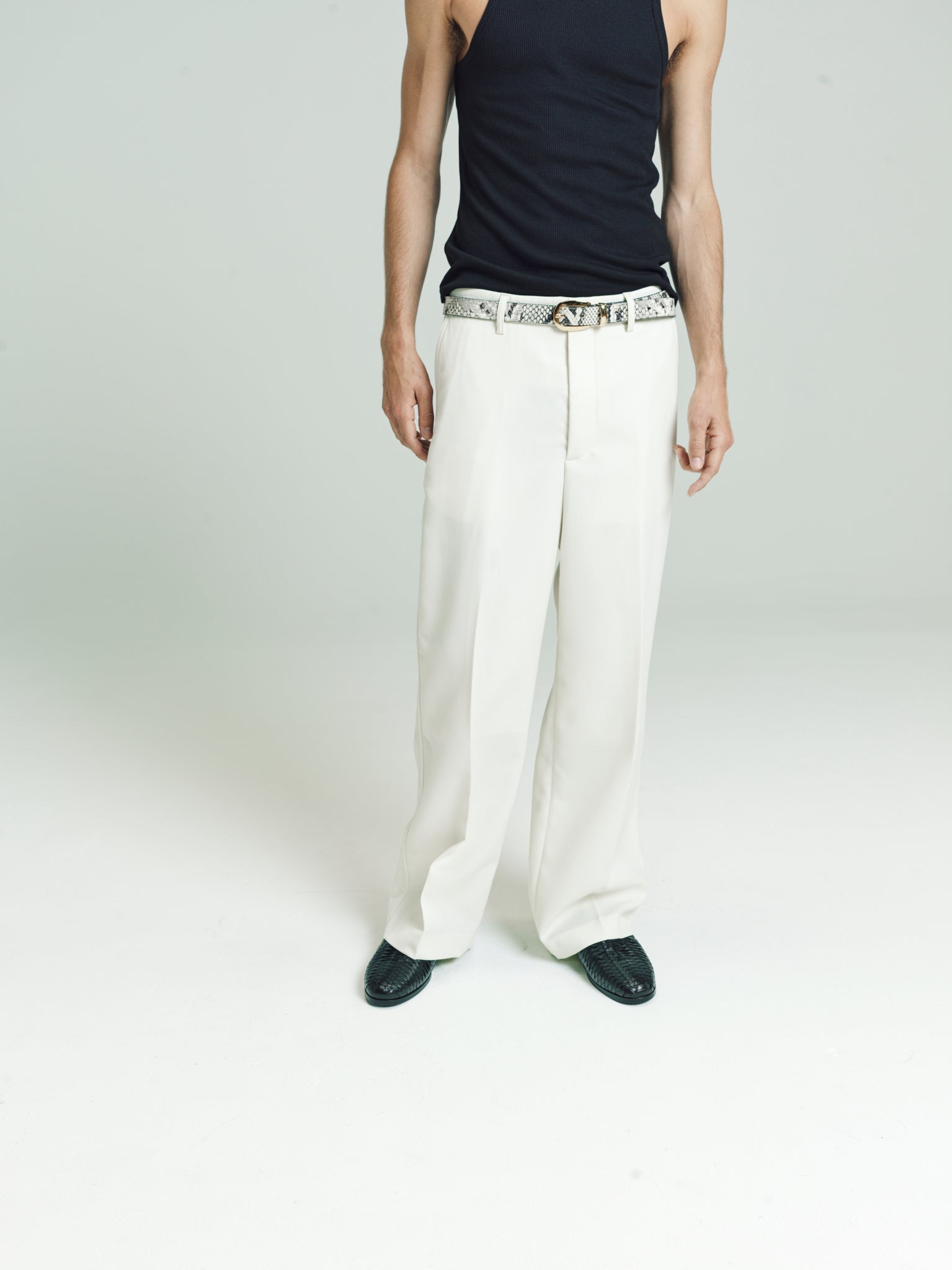 Straight-Fit Washable Wool Hidden Extension Dress Pants – Online Warehouse  Sale