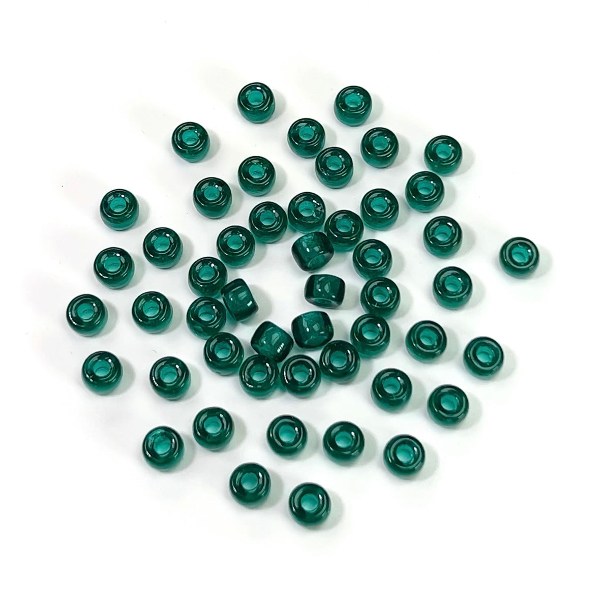 Czech Glass LARGE HOLE Tire Spacer Fire Polished Beads 9mm Topaz (Dark -  Crystals and Beads for Friends