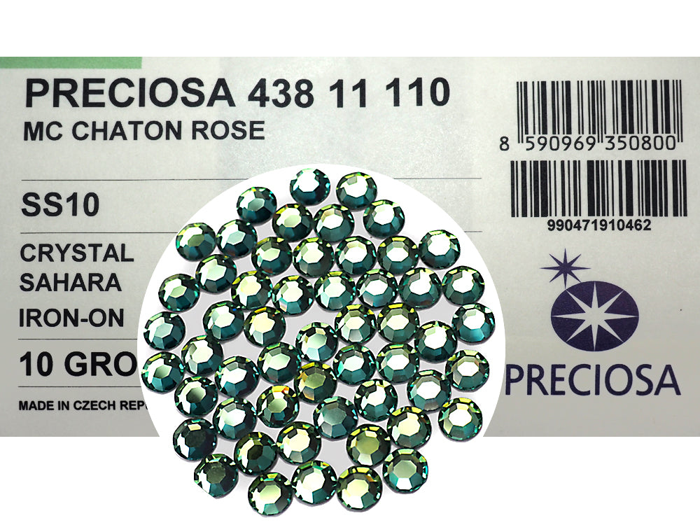 72pc Aurora Borealis Glass Preciosa Hotfix Crystals Combo by hildie & jo