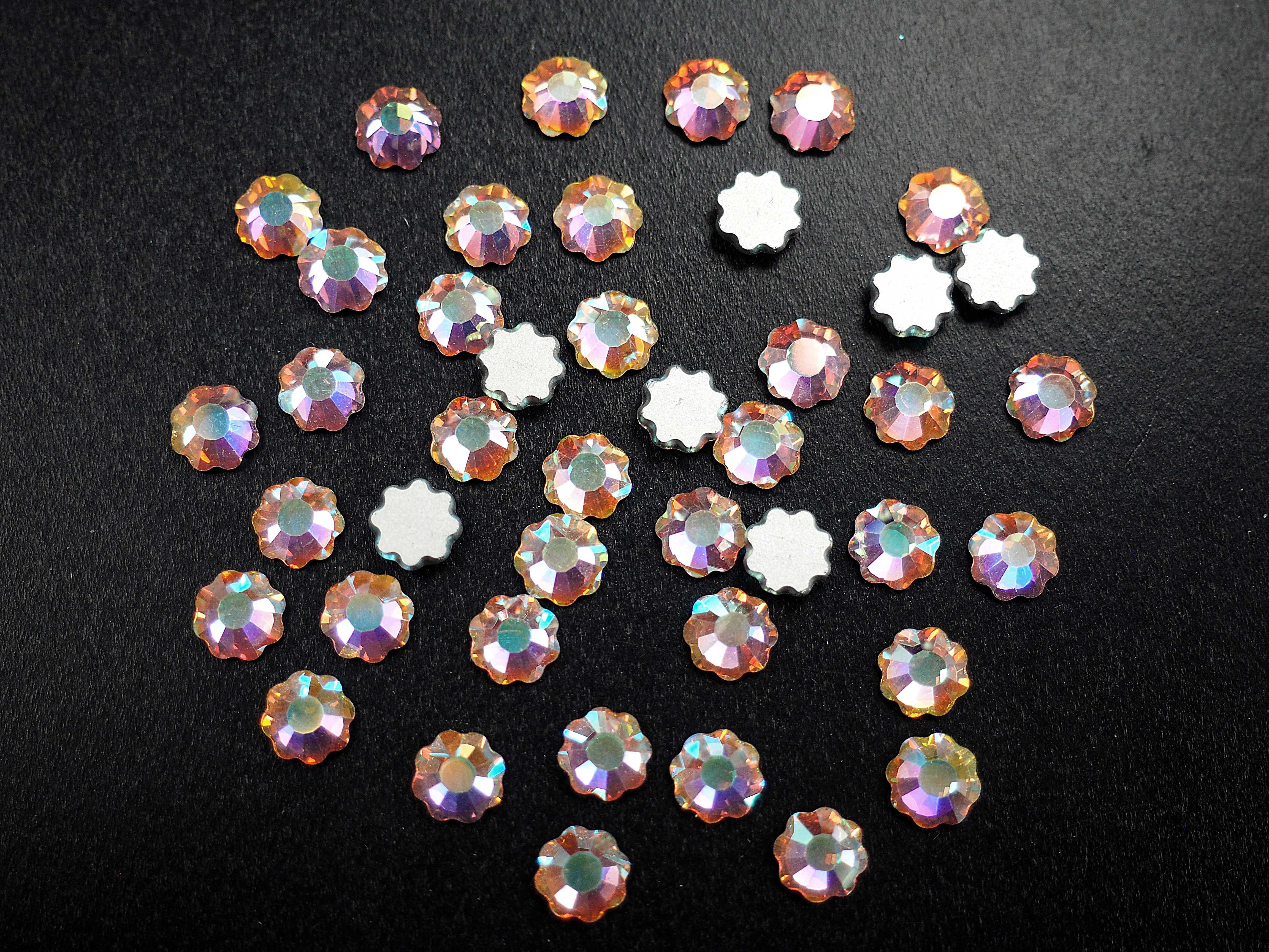 Top Quality Jet Hematite 31 Glass Crystal Rhinestone Flatbacks Non Hot – AD  Beads