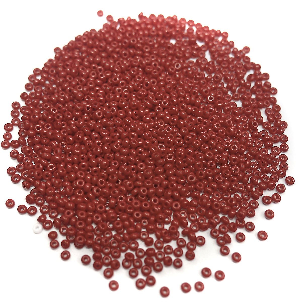 73945 Glass Seed Beads 2mm ,For Jewellery 2mm/50gr//Ø0.8mm Red Color,  ,Material ,,Beads (1 4) () - Suzukyoto