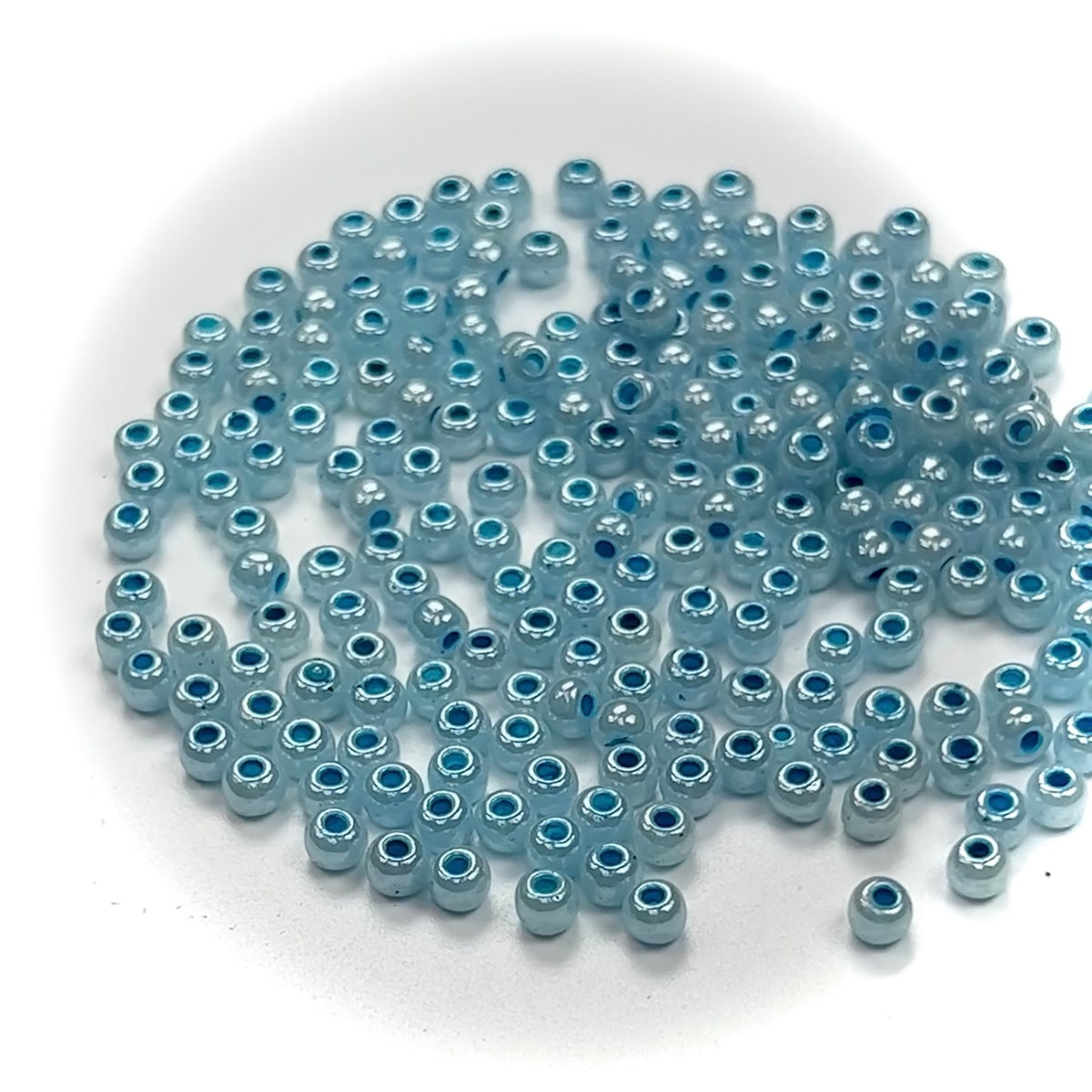 Blue glass beads, Preciosa Seed Beads, Natural Opaque Electric Blue, 3 –  Beadhouse of Copenhagen