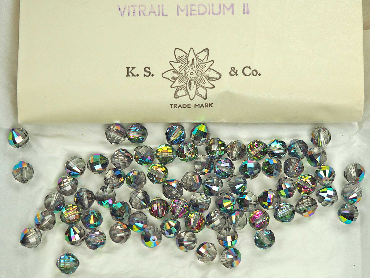 5121 - 11x8.8mm Swarovski Vintage Crystal Bead - Crystal AB