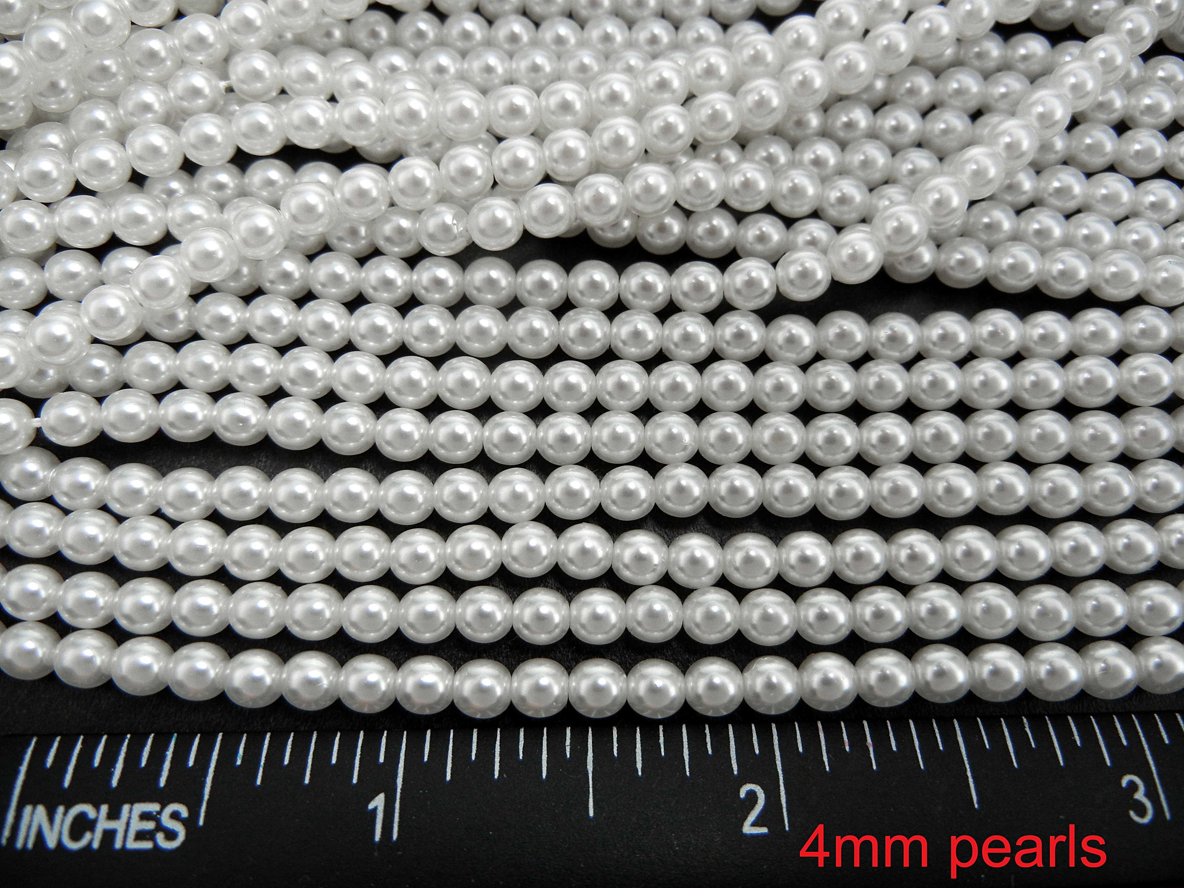 Czech Round Glass Imitation Pearls Bridal White Pearl Color Nacre Br Crystals And Beads For 1779
