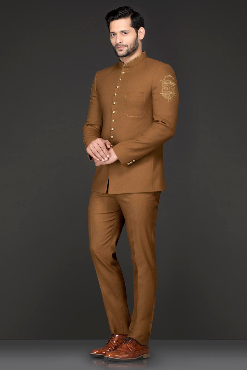 camel coloured trousers