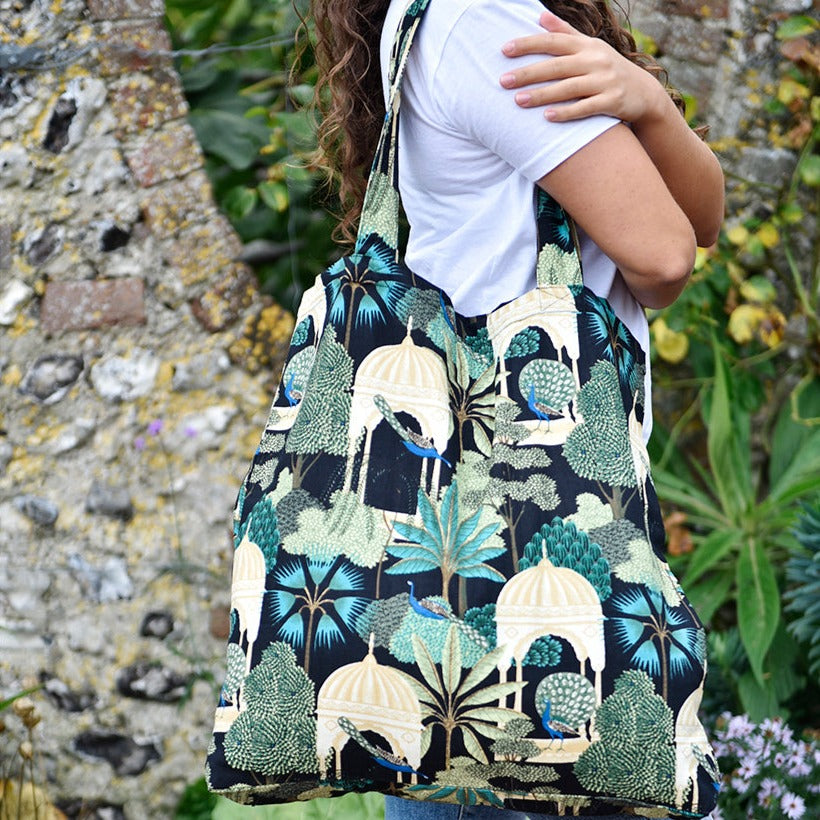 Bolsa plegable compra reutilizable estampado original – BOHEMIAM JUNGLE