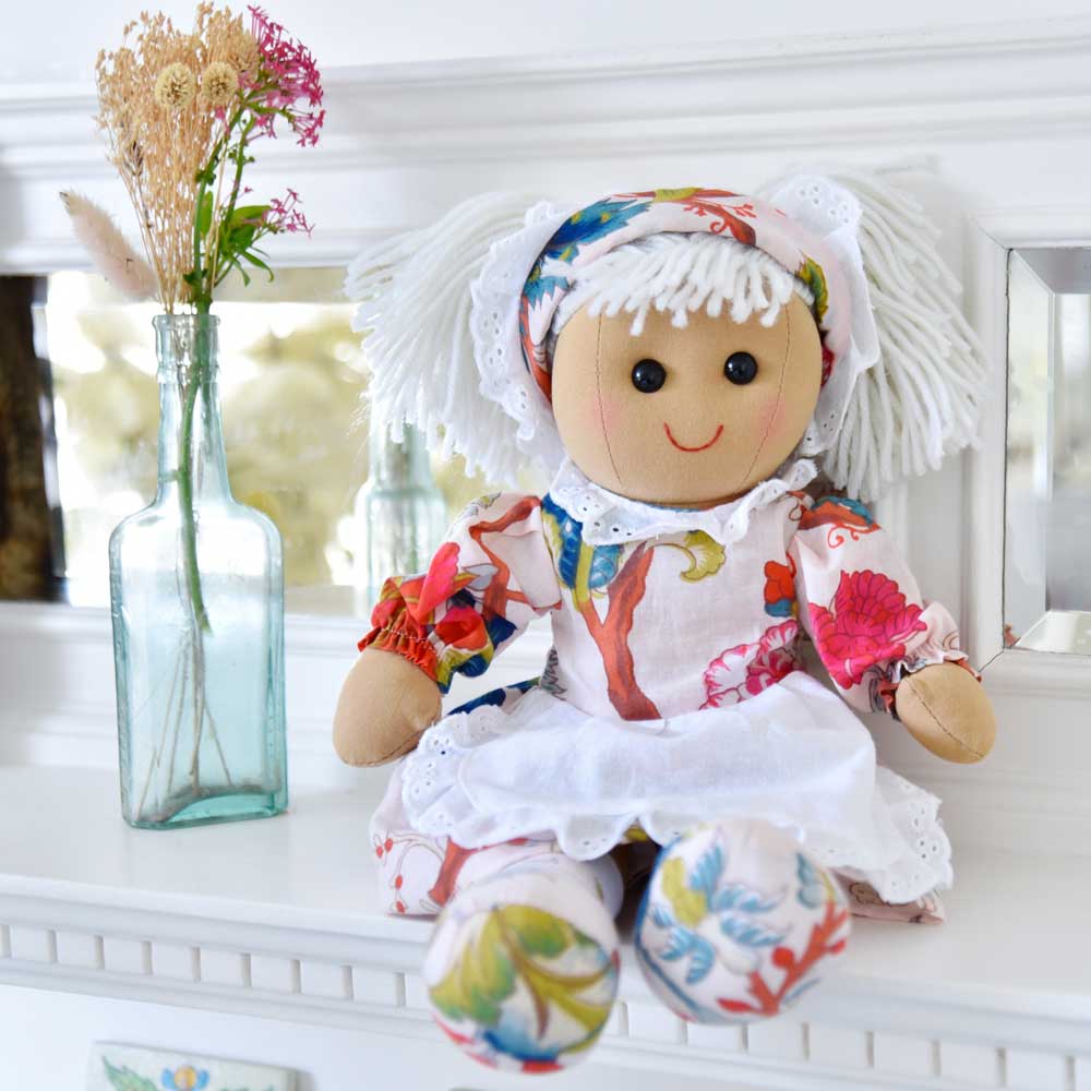 40cm Rag Doll with Enchanted Forest Dress