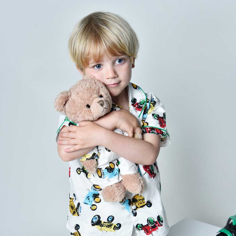 Personalised Bedtime Bear - Jointed Teddy Bears - Farmyard Pyjamas