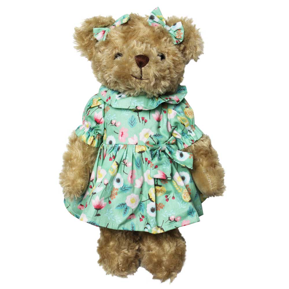 Girl Bear In Pink Dress