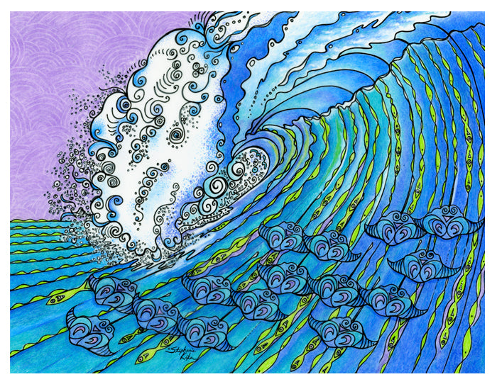Ocean Life Print – Stephanie Kiker Designs