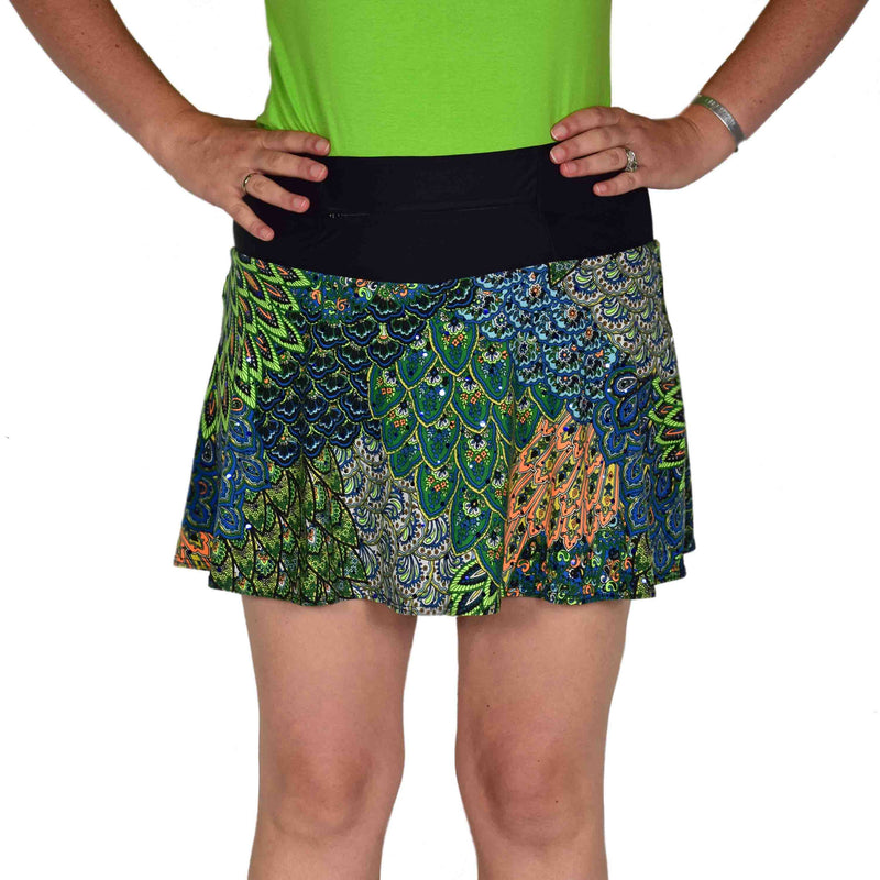 SparkleSkirts PeacockEverglades is Perfect for Fall Football Games!