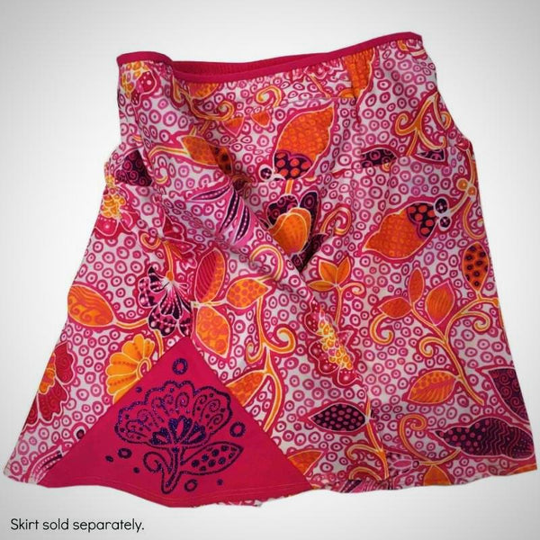 Custom Glitter Flower Embellishment for Running Skirt | SparkleSkirts