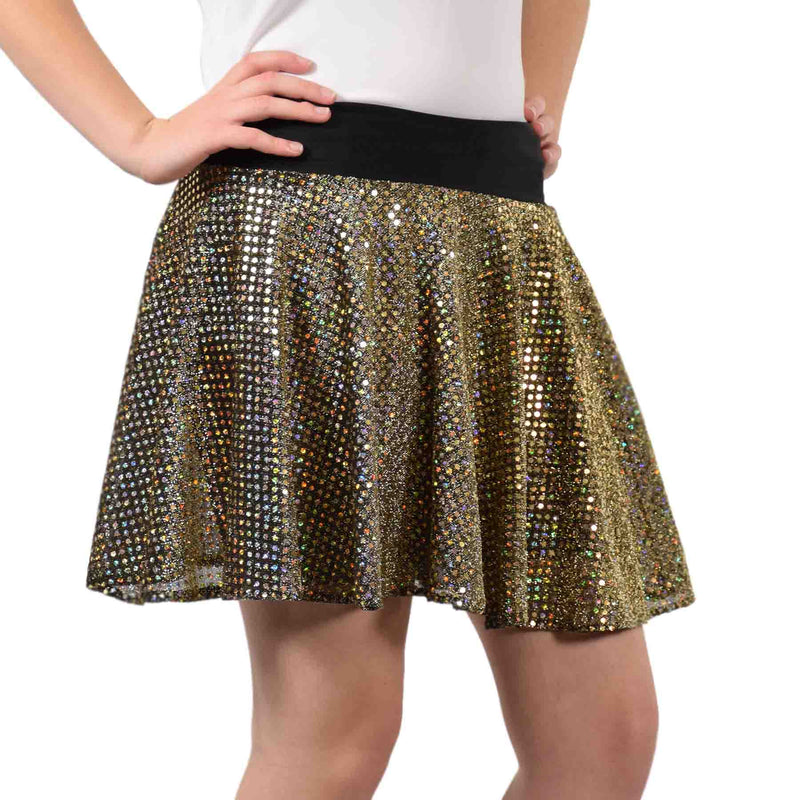Queen's Gold | SparkleLight colorful coverup skirt | SparkleSkirts