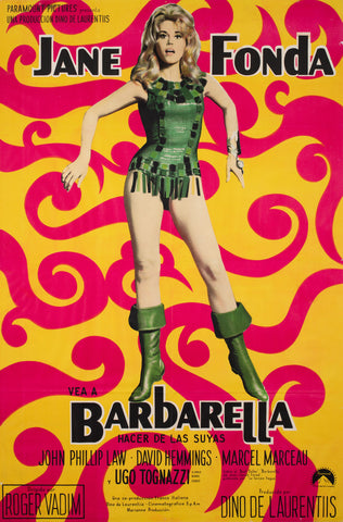 Barbarella 1968 Argentinian Film Poster