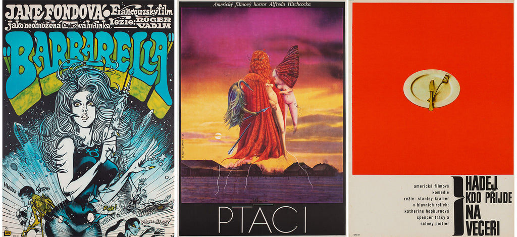Czech Film Posters, Barbarella, The Birds and Guess Who's Coming to Dinner